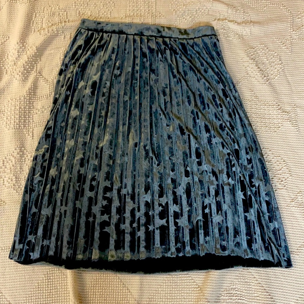 Sugar lips velvety star skirt - blue - medium